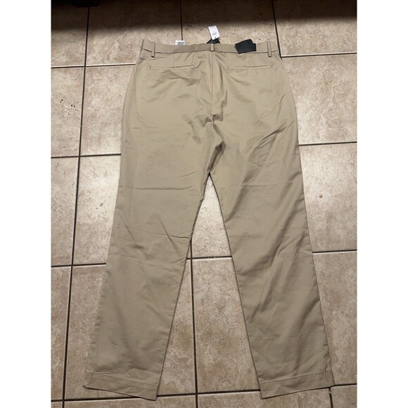 Banana Republic Pants Mens 35x30 Beige Khaki Slim Fit Core Temp Chino Stretch - Picture 2 of 10